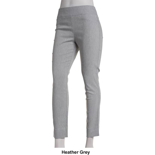 Juniors Zoe + Phoebe Solid Millennium Ankle Pants w/ Faux Pocket