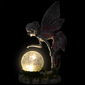 Northlight Solar Fairy with Gazing Ball Outdoor Garden Statue - image 3