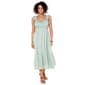 Womens BB Dakota Flutter Sleeve Mixed Media Maxi Dress - image 1