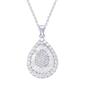 Nova Star&#40;R&#41; White Gold 1 17/20ctw. Lab Grown Diamond Pendant - image 1