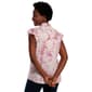 Womens Cocomo Cap Sleeve Garden Party Floral Blouse - image 2