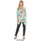 Womens White Mark Floral Tunic with Pockets - image 7