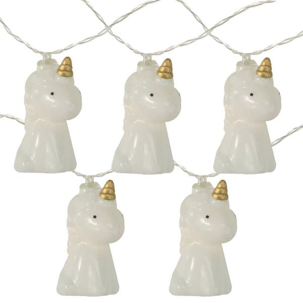 Northlight Seasonal 10pk. 4.5ft. Unicorn Summer LED String Lights