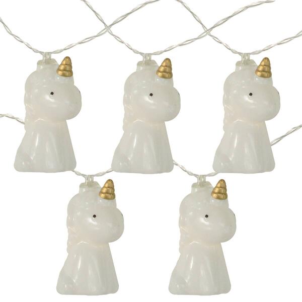 Northlight Seasonal 10pk. 4.5ft. Unicorn Summer LED String Lights - image 
