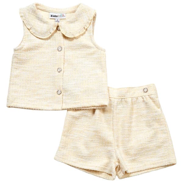 Girls (4-6x) Kids Headquarters® 2pc. Button Tank & Short Set