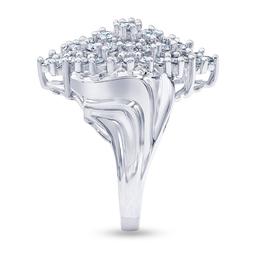 Nova Star® Sterling Silver 1ctw. Lab Grown Diamond Statement Ring