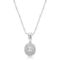 Nova Star® 1/2ctw. Lab Grown Diamond Oval Pendant Necklace - image 3