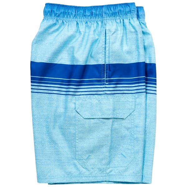Young Mens SURFZONE&#174; Blue Stripes Swim Trunks