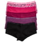 Womens Juicy Couture 5pk. Boyshorts Panties JC7530-5PKKH - image 1
