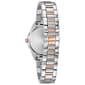 Womens Bulova Two-Tone Diamond Bezel Bracelet Watch - 98R264 - image 2