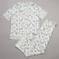 Womens Elizabeth & Nicole Short Sleeve Winter Blooms Pajama Set - image 2
