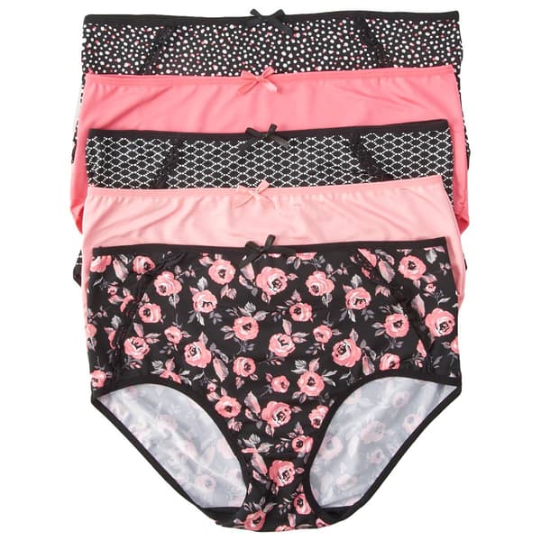 Plus Size Delta Burke 5pk. Full Brief Panties DB8609-5PKCF - image 
