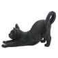 Hi-Line Gift Black Cat Stretching Garden Statue - image 2