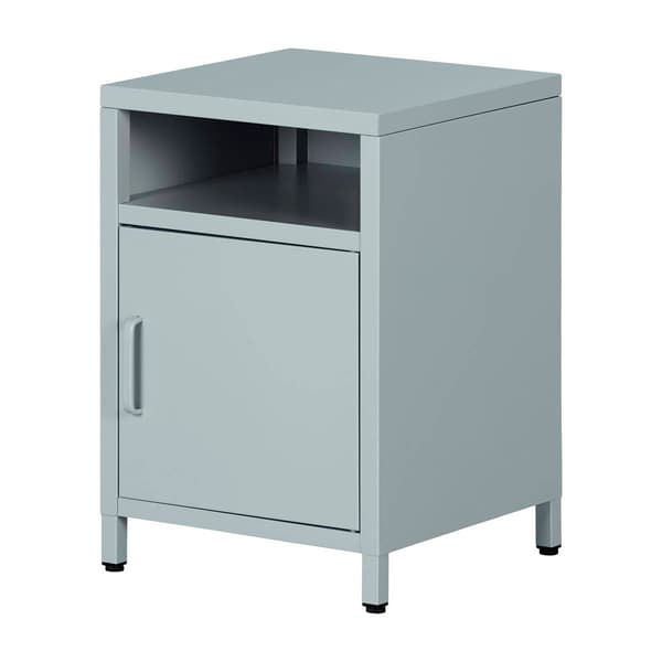 South Shore Sweedi Metal 1-Door Nightstand - image 