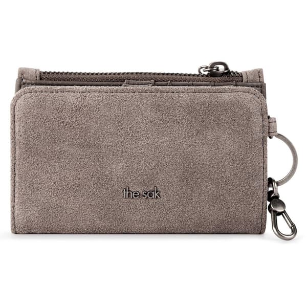 Womens The Sak Encino Suede Card Wallet