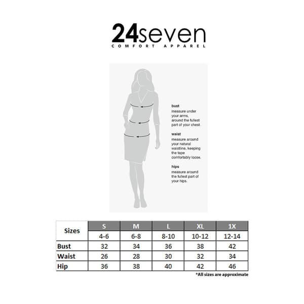 Womens 24/7 Comfort Apparel Geometric Empire Waist Maxi Dress