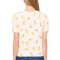 Womens Cece Short Sleeve Lemon Sweater - image 2