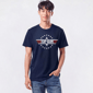 Young Mens Top Gun Round Graphic Tee - image 1
