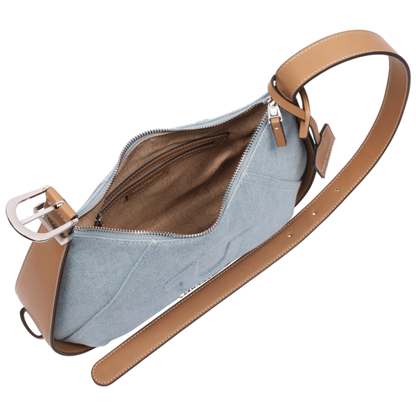 True Religion Denim Raised Horseshoe Hobo Bag