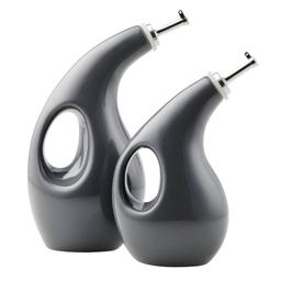 Rachael Ray 2pc. Ceramic EVOO Oil/Vinegar Dispensing Set - Grey