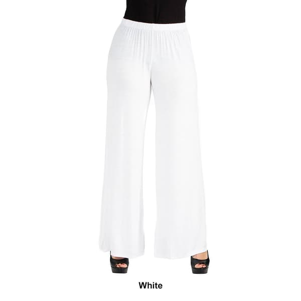 Womens 24/7 Comfort Apparel Womens Comfortable Palazzo Pants