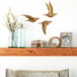 9th & Pike&#174; Gold Birds Wall D&#233;cor Sculptures - Set of 3 - image 2