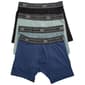 Mens Eddie Bauer(R) 4pk. Microfiber Boxer Briefs - Grey/Blue - image 1