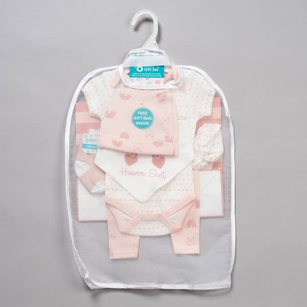 Baby Girl &#40;NB-6M&#41; baby views&#174; 8pc. Heaven Sent Hanging Gift Set