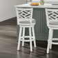 HH2 Home Riva Wood Adjustable Height Swivel Stool - image 7