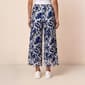 Womens Nicole Miller Elastic Waist Leaf Eyelet Trim Pants - image 2