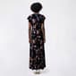 Womens MSK Flutter Sleeve V Neck Floral Maxi Dress - image 2