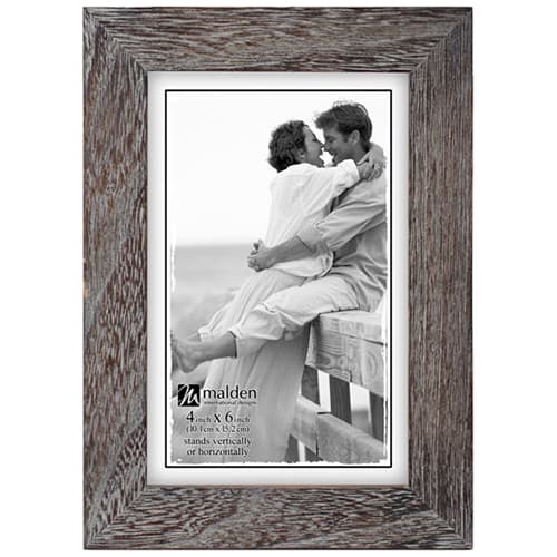 Malden Grey Ridge Linear Frame - 4x6 - image 