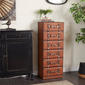 9th & Pike® Traditional Wood and Leather Traditional Chest - image 3