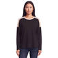 Womens French Laundry Long Sleeve Crew Neck Top - image 1
