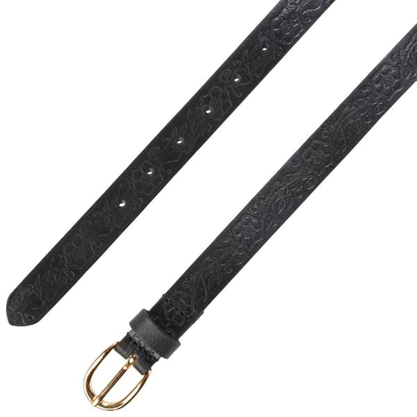 Womens Gloria Vanderbilt 25mm Floral Embossed Belt - image 