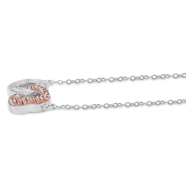 Nova Star® 1/10ctw. Lab Grown Diamond Infinity Heart Necklace