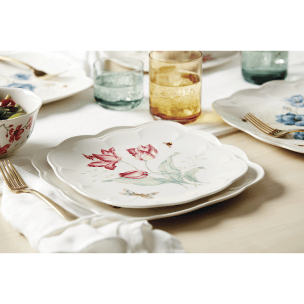 Lenox® Butterfly Meadow® Square Accent Plates - Set of 4