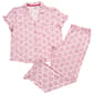 Womens Sincerely Jules Ditsy Diamonds Capri Pajama Set - image 1