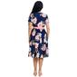 Petite Ellen Weaver Floral Ribbon Belt Fit & Flare Dress - image 2