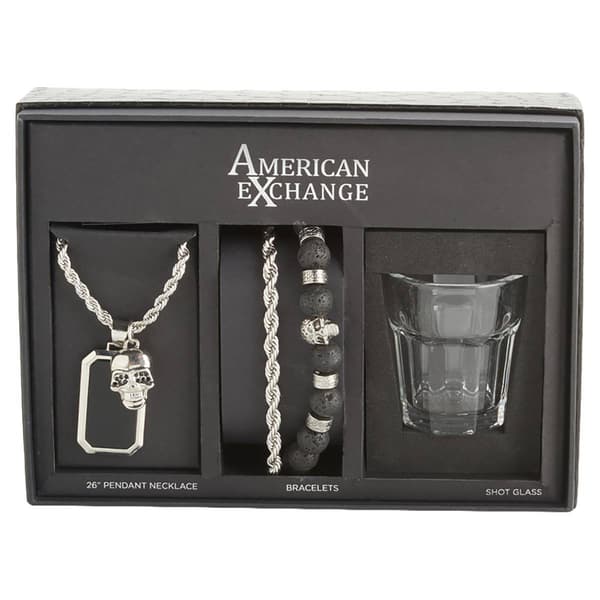 Mens Gentlemen''s Classics(tm) Necklace/Bracelet/Shot Glass Set - image 