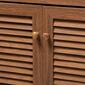 Baxton Studio Coolidge 11 Shelf Wooden Shoe Storage Cabinet - image 7