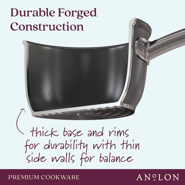Anolon® Accolade 11in. Hard-Anodized Nonstick Grill Pan
