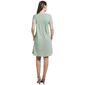 Plus Size Architect® Short Sleeve Dot Shift Dress - image 2