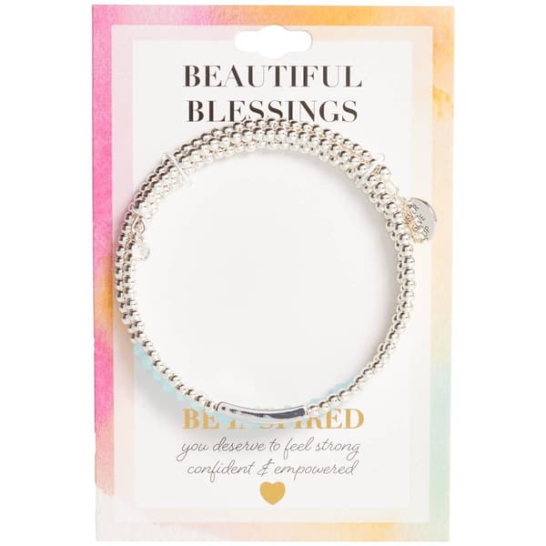 Beautiful Blessings You Got This Coil Bead Bracelet - image 