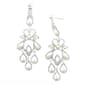 Rosa Rhinestones Pearl & Crystal Lace Chandelier Earrings - image 1