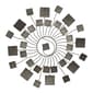 9th & Pike® Brown Modern Abstract Round Metal Wall Decor - image 6
