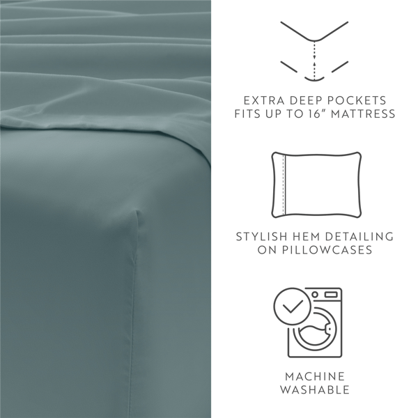 Soft Essentials 6pc. Luxury Ultra Soft Sheet Set