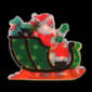 Northlight Seasonal 17in. Santa in Sleigh Window Silhouette - image 2