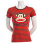 Juniors C-Life Paul Frank Stripe Baby Tee - image 1