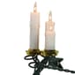 Kurt Adler UL 15-Light White Triple Candle Extended Light Set - image 3